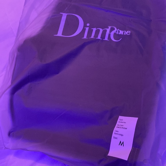 DIME CLASSIC DENIM PANTS- Dark Indigo M - Picture 7 of 8